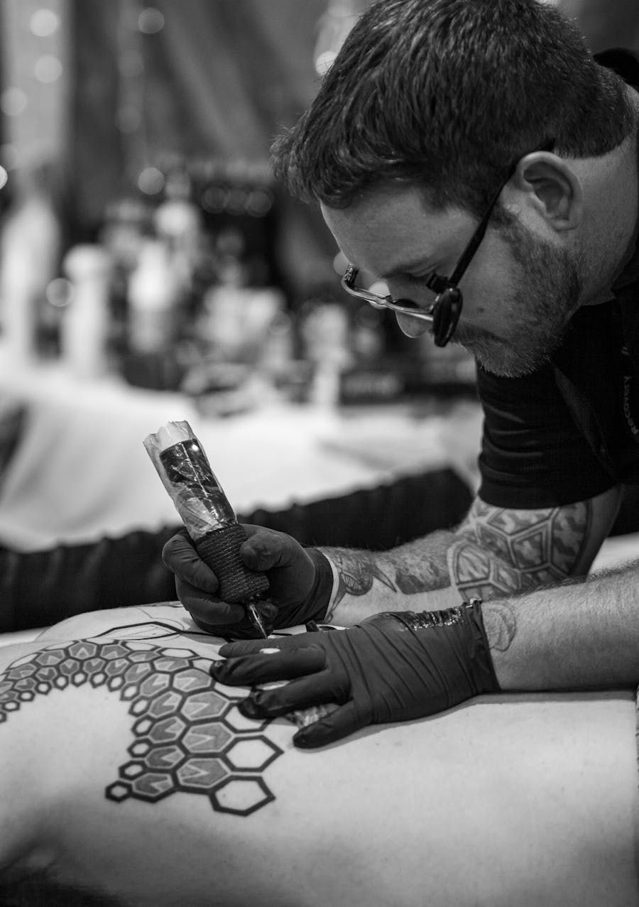 Fineline tattoo work — Cabiria Tattoo Napoli